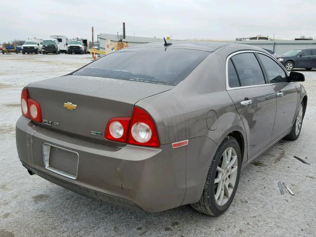 1G1ZE5E02AF323973 - 2010 CHEVROLET MALIBU LTZ BROWN photo 4