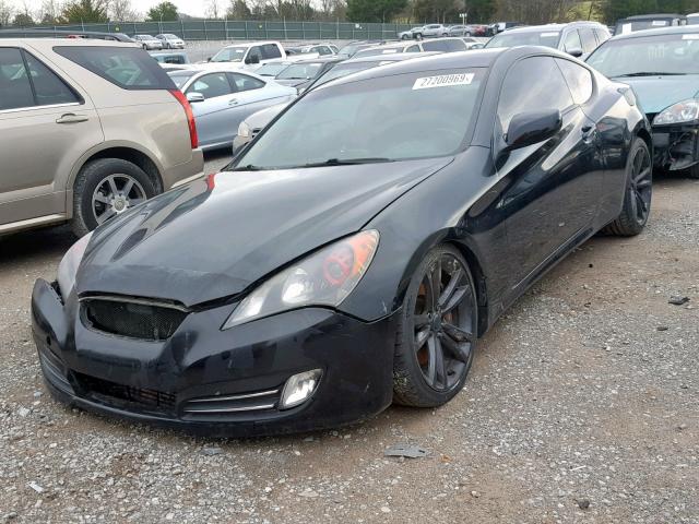 KMHHT6KD4BU059864 - 2011 HYUNDAI GENESIS CO BLACK photo 2