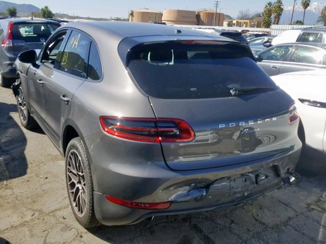 WP1AA2A51JLB25224 - 2018 PORSCHE MACAN GRAY photo 3