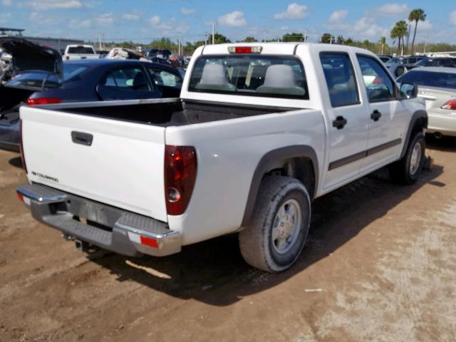 1GCDT136568228343 - 2006 CHEVROLET COLORADO WHITE photo 4