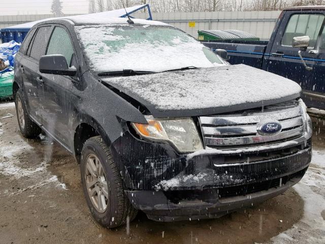 2FMDK36C78BA18242 - 2008 FORD EDGE SE BLACK photo 1