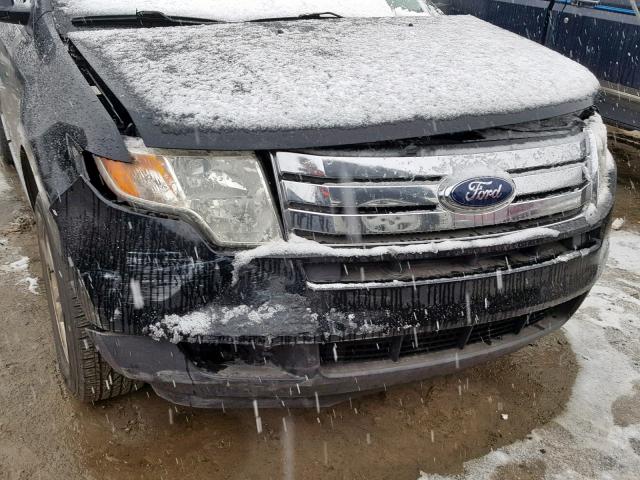 2FMDK36C78BA18242 - 2008 FORD EDGE SE BLACK photo 9