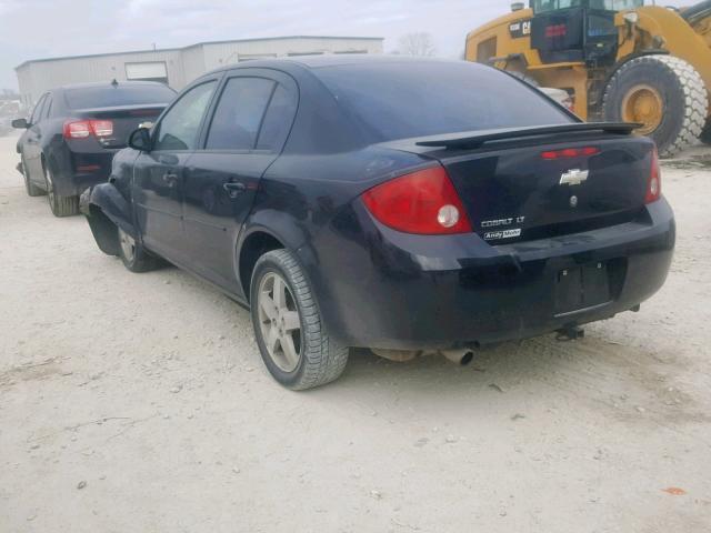 1G1AL55FX67868098 - 2006 CHEVROLET COBALT LT BLACK photo 3