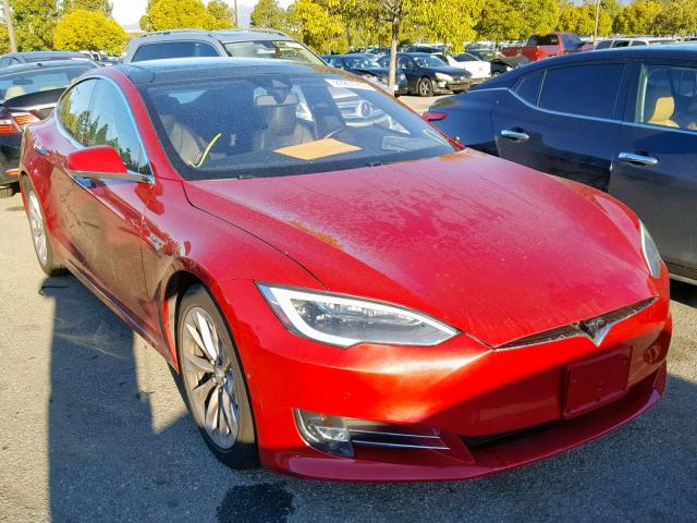 5YJSA1E20GF141961 - 2016 TESLA MODEL S Կարմիր լուսանկար 1