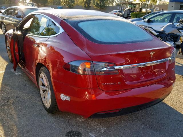 5YJSA1E20GF141961 - 2016 TESLA MODEL S Կարմիր լուսանկար 3
