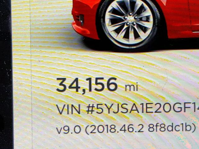 5YJSA1E20GF141961 - 2016 TESLA MODEL S Կարմիր լուսանկար 8