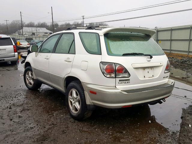 JTJHF10U210190151 - 2001 LEXUS RX 300 WHITE photo 3