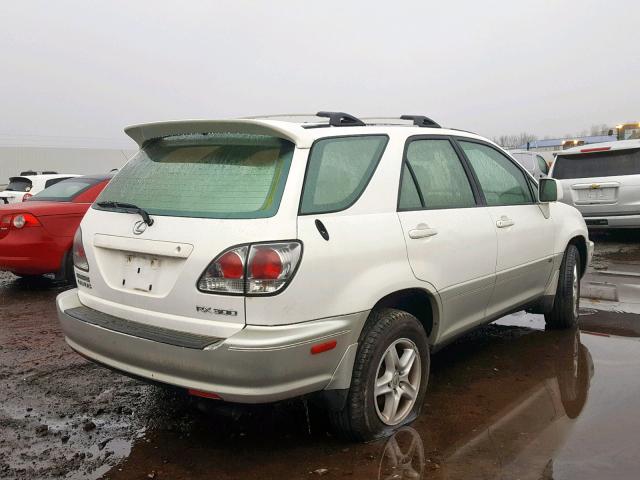 JTJHF10U210190151 - 2001 LEXUS RX 300 WHITE photo 4