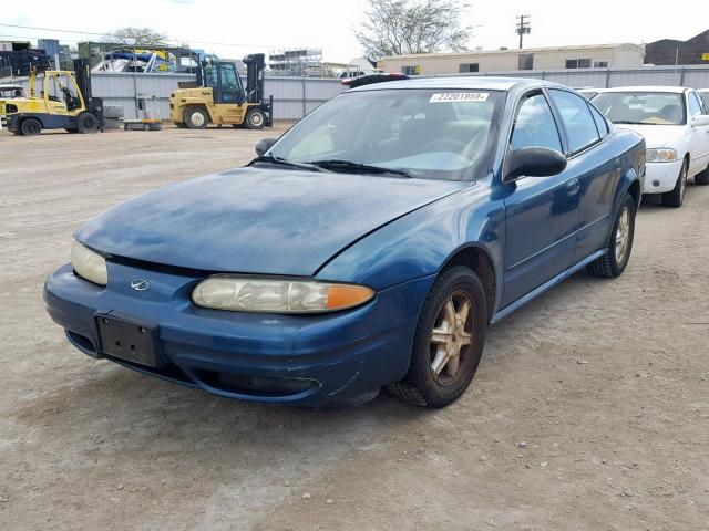 1G3NL52F62C244894 - 2002 OLDSMOBILE ALERO GL GREEN photo 2