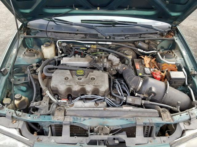 3FAFP13P41R137695 - 2001 FORD ESCORT GREEN photo 7