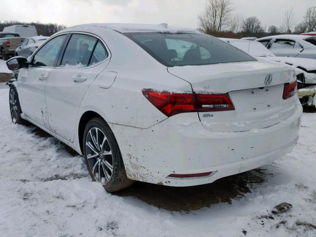 19UUB2F39GA011576 - 2016 ACURA TLX WHITE photo 3