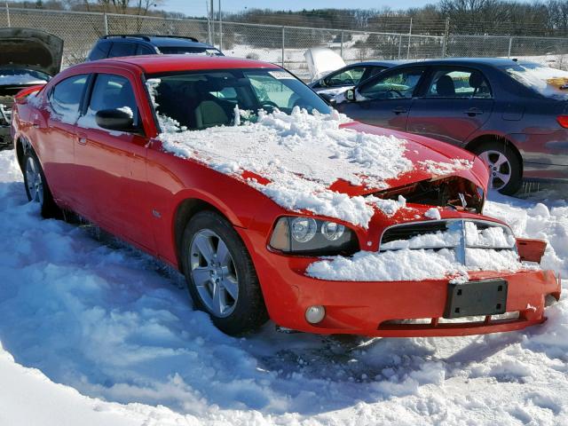 2B3KA33VX9H513345 - 2009 DODGE CHARGER SX RED photo 1