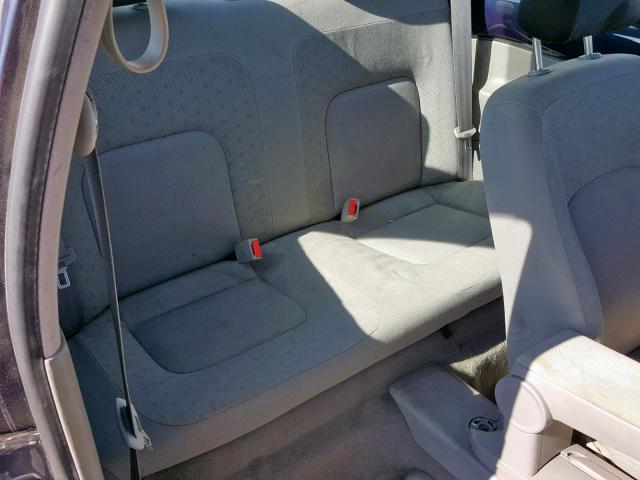 3VWCS21C91M417432 - 2001 VOLKSWAGEN NEW BEETLE Schwarz Foto 6