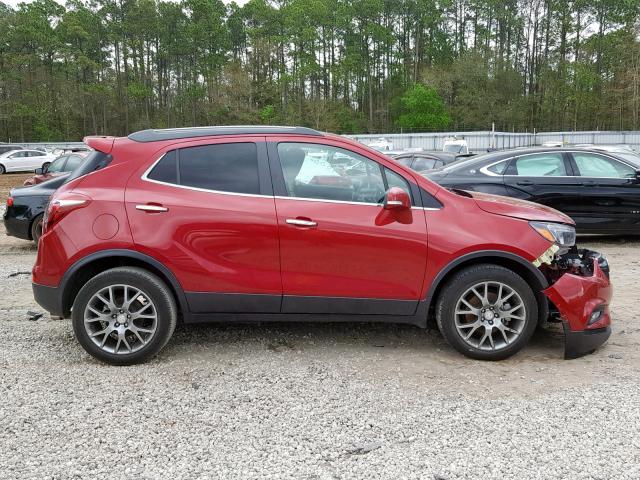 KL4CJ1SB3HB168403 - 2017 BUICK ENCORE SPO RED photo 9