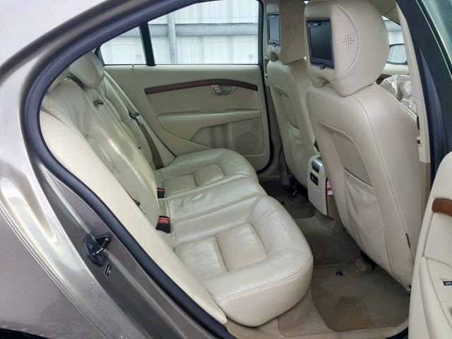 YV1AS982681073477 - 2008 VOLVO S80 3.2 BROWN photo 6
