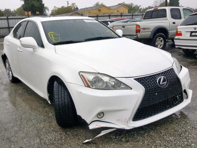 JTHBK262772054075 - 2007 LEXUS IS 250 WHITE photo 1