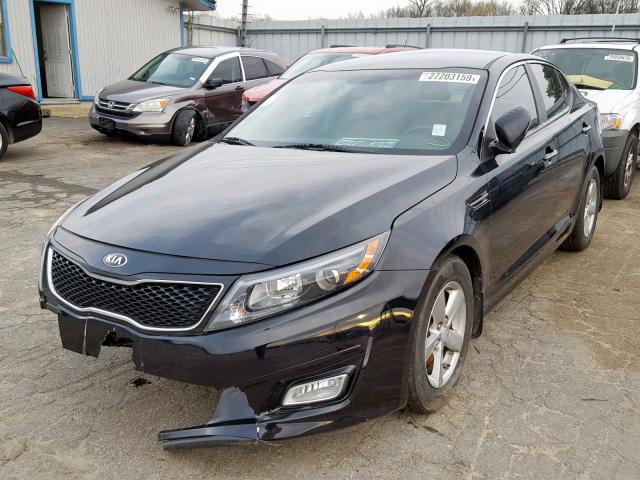 5XXGM4A7XFG463485 - 2015 KIA OPTIMA LX BLACK photo 2