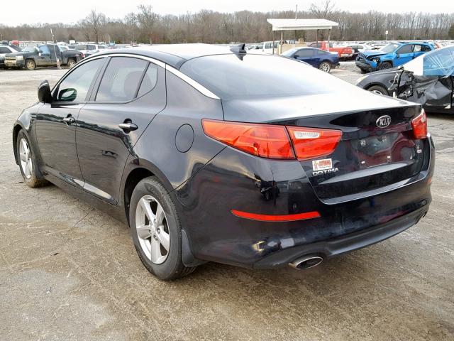 5XXGM4A7XFG463485 - 2015 KIA OPTIMA LX BLACK photo 3