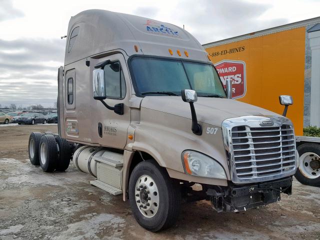 1FUJGLDR7DSBT4908 - 2013 FREIGHTLINER CASCADIA 1 TAN photo 1