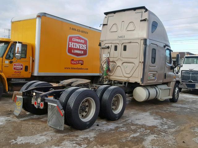 1FUJGLDR7DSBT4908 - 2013 FREIGHTLINER CASCADIA 1 TAN photo 4