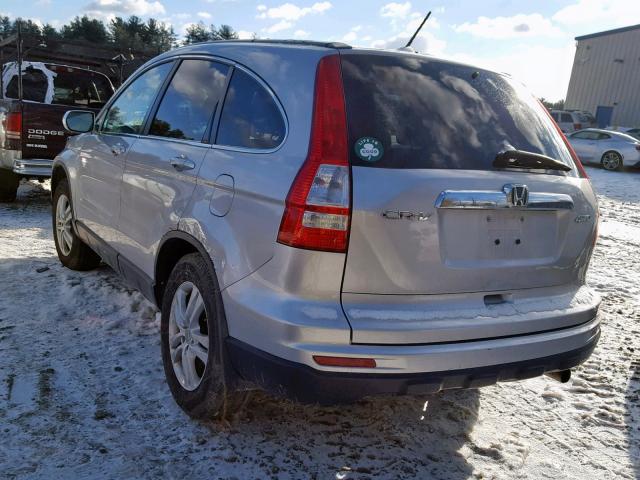 5J6RE4H78AL007368 - 2010 HONDA CR-V EXL GRAY photo 3