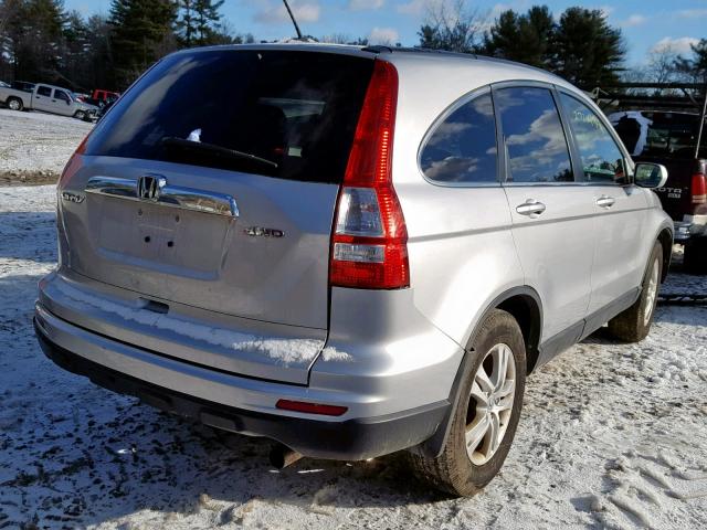 5J6RE4H78AL007368 - 2010 HONDA CR-V EXL GRAY photo 4