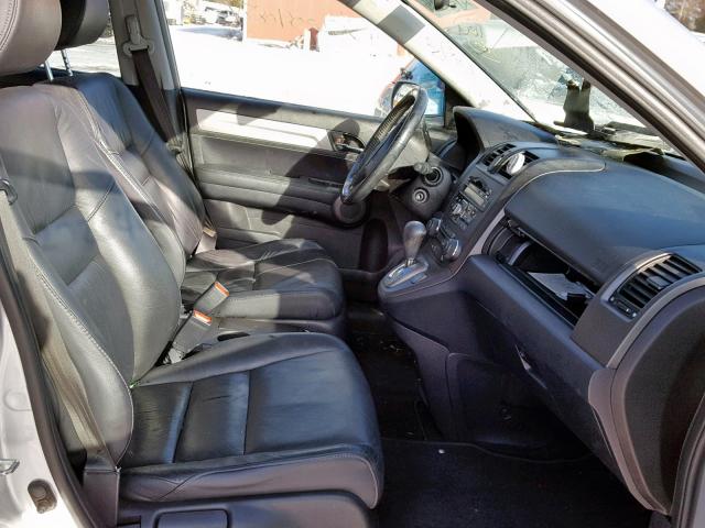 5J6RE4H78AL007368 - 2010 HONDA CR-V EXL GRAY photo 5