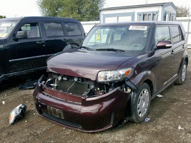JTLZE4FE3A1106770 - 2010 TOYOTA SCION XB 勃艮第红 照片 2