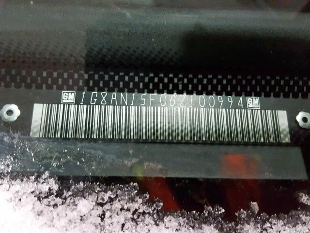 1G8AN15F06Z100994 - 2006 SATURN ION LEVEL SILVER photo 10