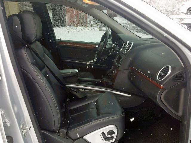 4JGBF71E57A214007 - 2007 MERCEDES-BENZ GL 450 4MA SILVER photo 5