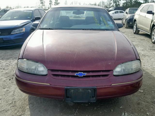 2G1WL52M7T1195630 - 1996 CHEVROLET LUMINA BURGUNDY photo 10