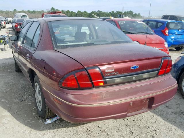 2G1WL52M7T1195630 - 1996 CHEVROLET LUMINA BURGUNDY photo 3