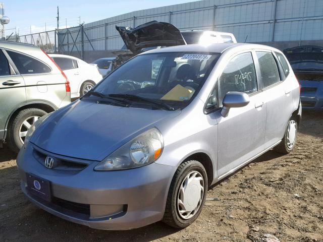 JHMGD37458S052736 - 2008 HONDA FIT SILVER photo 2