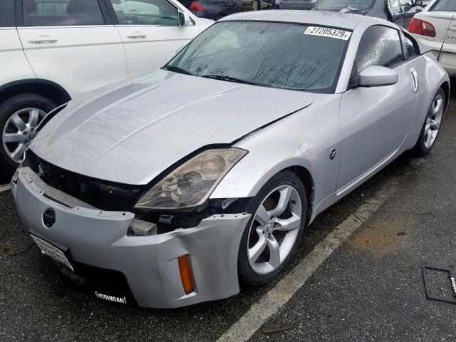 JN1AZ34D06M312302 - 2006 NISSAN 350Z COUPE SILVER photo 2