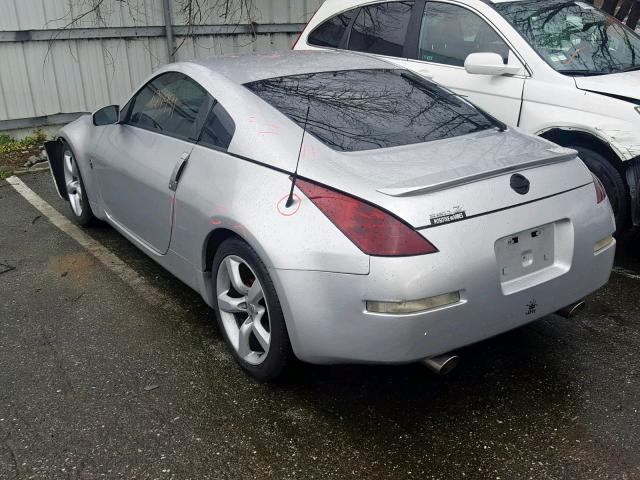 JN1AZ34D06M312302 - 2006 NISSAN 350Z COUPE SILVER photo 3