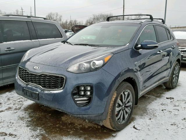 KNDPNCAC0K7532563 - 2019 KIA SPORTAGE E BLUE photo 2