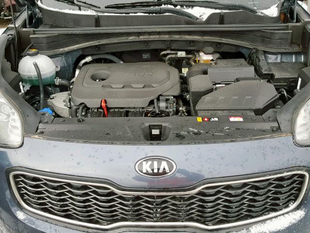 KNDPNCAC0K7532563 - 2019 KIA SPORTAGE E BLUE photo 7