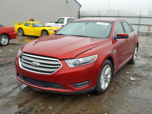 1FAHP2E80FG188310 - 2015 FORD TAURUS SEL RED photo 2