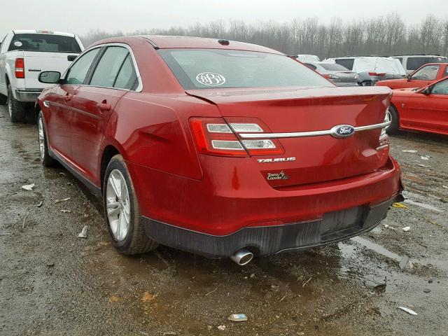 1FAHP2E80FG188310 - 2015 FORD TAURUS SEL RED photo 3