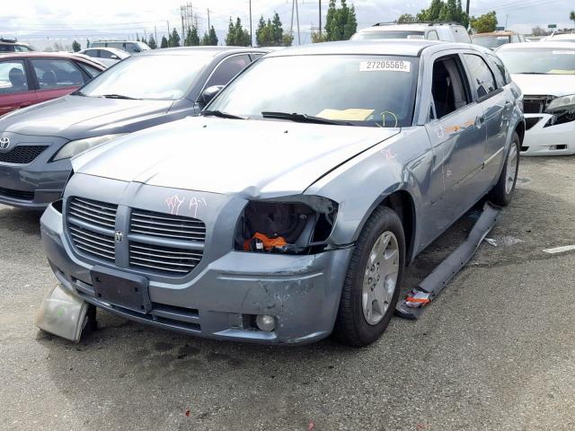 2D4FV47V67H842824 - 2007 DODGE MAGNUM SXT GRAY photo 2