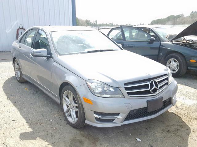 WDDGF4HB8EA963150 - 2014 MERCEDES-BENZ C 250 GRAY photo 1