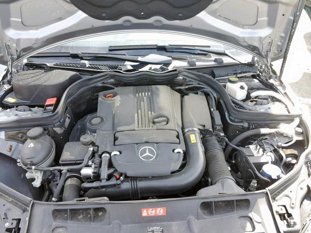 WDDGF4HB8EA963150 - 2014 MERCEDES-BENZ C 250 GRAY photo 7