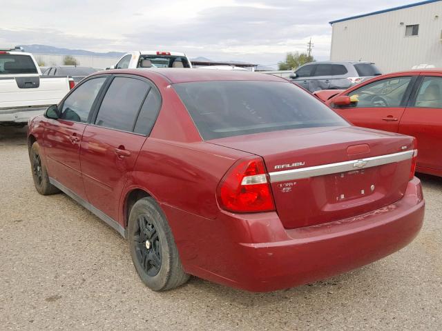 1G1ZS51F46F145400 - 2006 CHEVROLET MALIBU LS RED photo 3