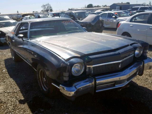 1H57K3B582773 - 1973 CHEVROLET MONTE CARL BLUE photo 1