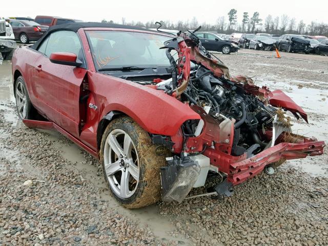 1ZVBP8FF4E5212387 - 2014 FORD MUSTANG GT RED photo 1