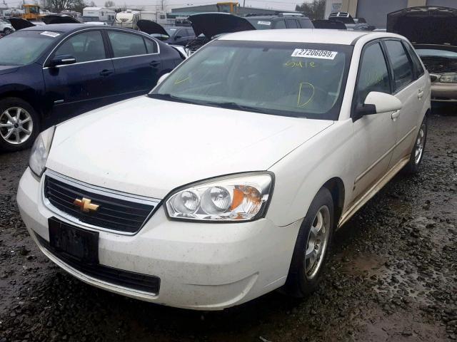 1G1ZT68N57F239576 - 2007 CHEVROLET MALIBU MAX WHITE photo 2