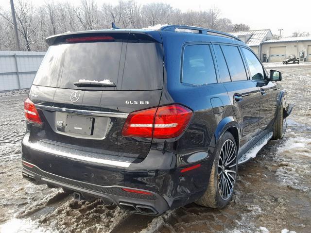 4JGDF7FE5JB059462 - 2018 MERCEDES-BENZ GLS 63 AMG BLACK photo 4