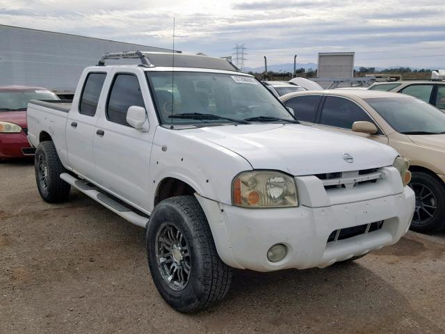 1N6ED29X72C374013 - 2002 NISSAN FRONTIER C WHITE photo 1