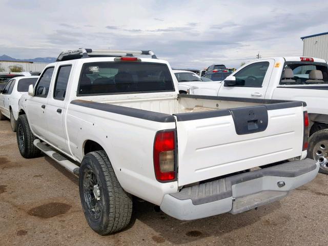 1N6ED29X72C374013 - 2002 NISSAN FRONTIER C WHITE photo 3