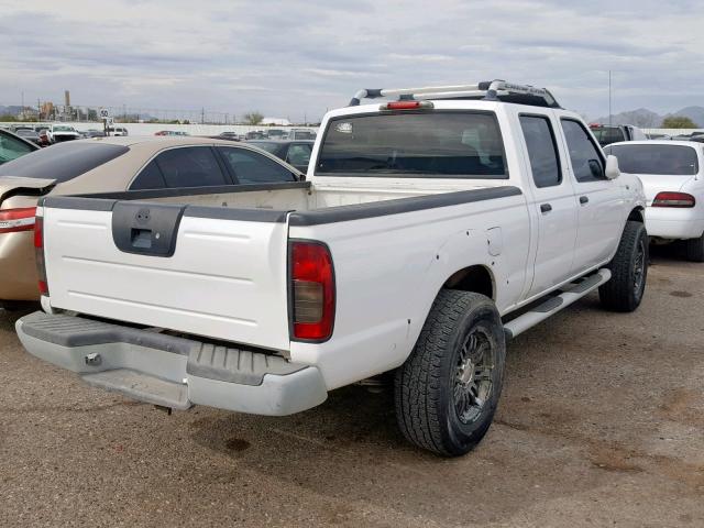 1N6ED29X72C374013 - 2002 NISSAN FRONTIER C WHITE photo 4